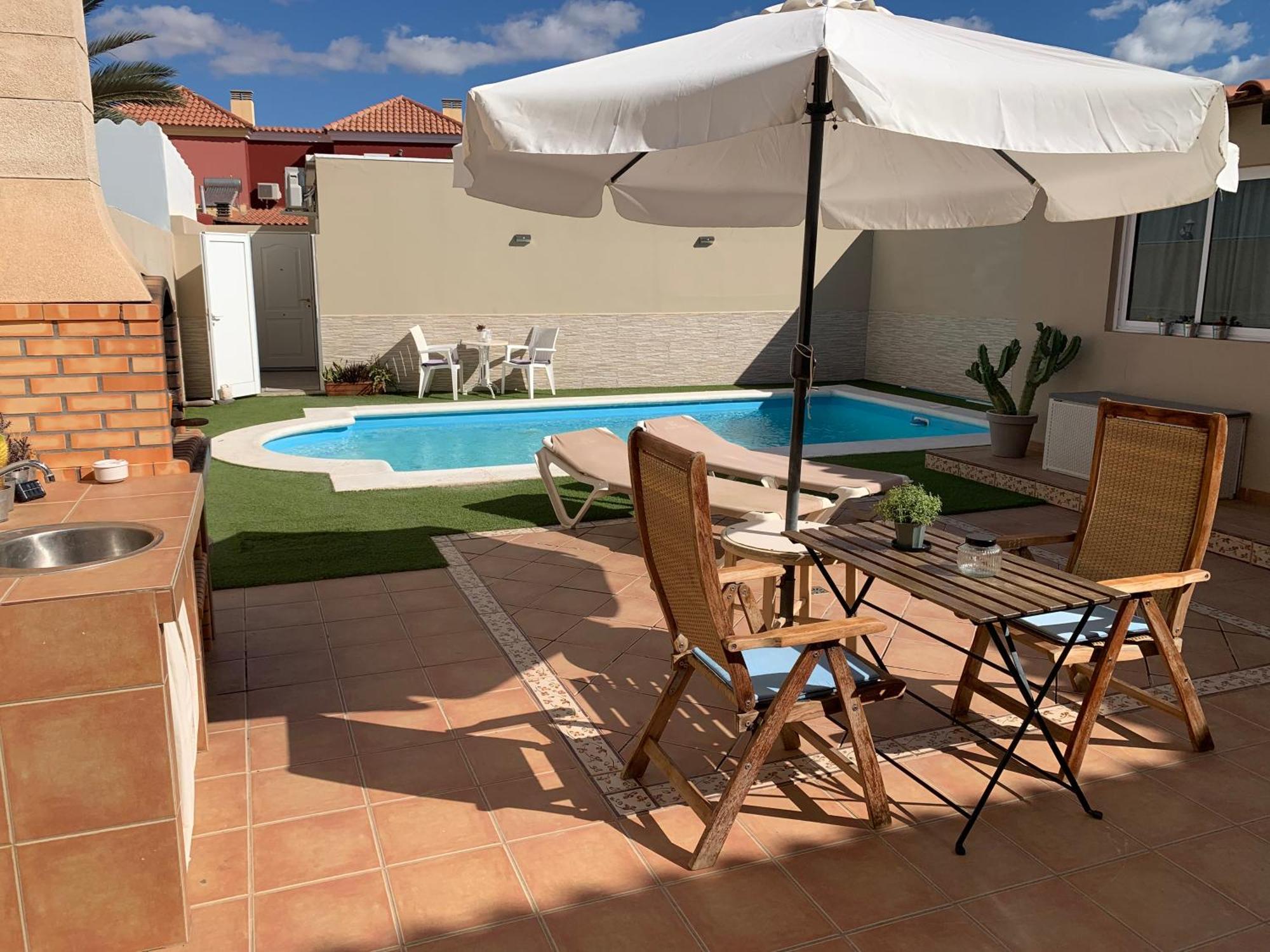 Mar&Mar, Apartamento Con Solarium Y Piscina Gran Tarajal Zewnętrze zdjęcie